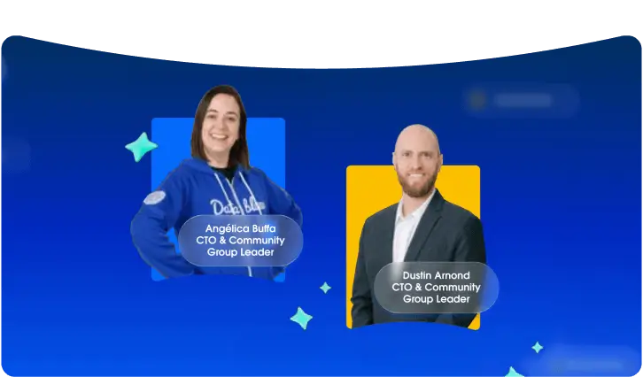 Angelica Boffa and Dustin Armond, CTOs and Community group leaders